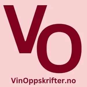 Logo for Vinoppskrifter.no som representerer nettstedets fokus på personvern